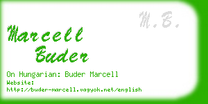 marcell buder business card